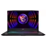 MSI Katana 17 B13VEK-1261XPL žaidimų nešiojamasis kompiuteris, 17,3 colio FHD 144Hz, Intel Core i7-13620H, 16GB DDR5, 2TB SSD, NVIDIA GeForce RTX 4050 6GB, be OS, juodas