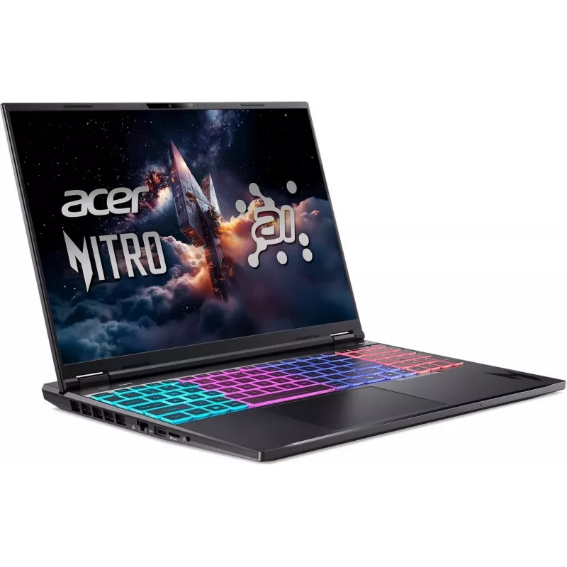 Acer Nitro 16 AI žaidimų nešiojamasis kompiuteris - AMD Ryzen AI 9 365, 16 colių WQXGA 165Hz, 32GB DDR5, 2TB SSD, RTX 5070 Ti, Windows 11 Pro