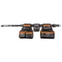 NEO TOOLS 84-330 profesionalus diržas įrankiams su 12 kišenių, tvirtas poliesteris, greito atsegimo sagtimi, reguliuojamas 80-120 cm, juodas/pilkas