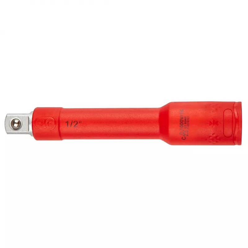 NEO TOOLS 01-307 izoliuotų antgalių (lizdų) rinkinys 1000V, 8 vnt., 1/2 colio pavara, metrinis, VDE sertifikuotas