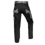 NEO Tools 81-238-XL apsauginės kelnės su 9 kišenėmis ir sustiprintais keliais, pilka/juoda, XL dydis