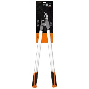 NEO TOOLS 15-252 Bypass genėjimo žirklės 200 mm, PTFE dengtas aukštos anglies plieno peilis, ergonomiškos rankenos su saugos užraktu