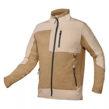 NEO TOOLS Softshell megztinis OUTDOOR, smėlio spalvos, L dydis