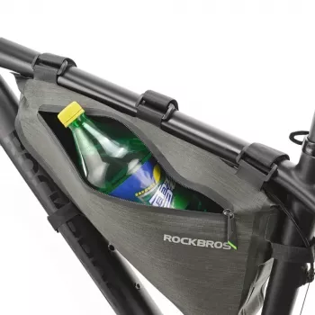 Rockbros AS-017 Dviračio rėmo krepšys 5L tamsiai žalias