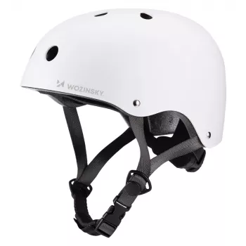 WOZINSKY BMX/Scooter šalmas, lengvas, 48-52 cm - baltas