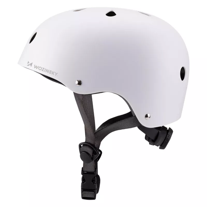 WOZINSKY BMX/Scooter šalmas, lengvas, 48-52 cm - baltas