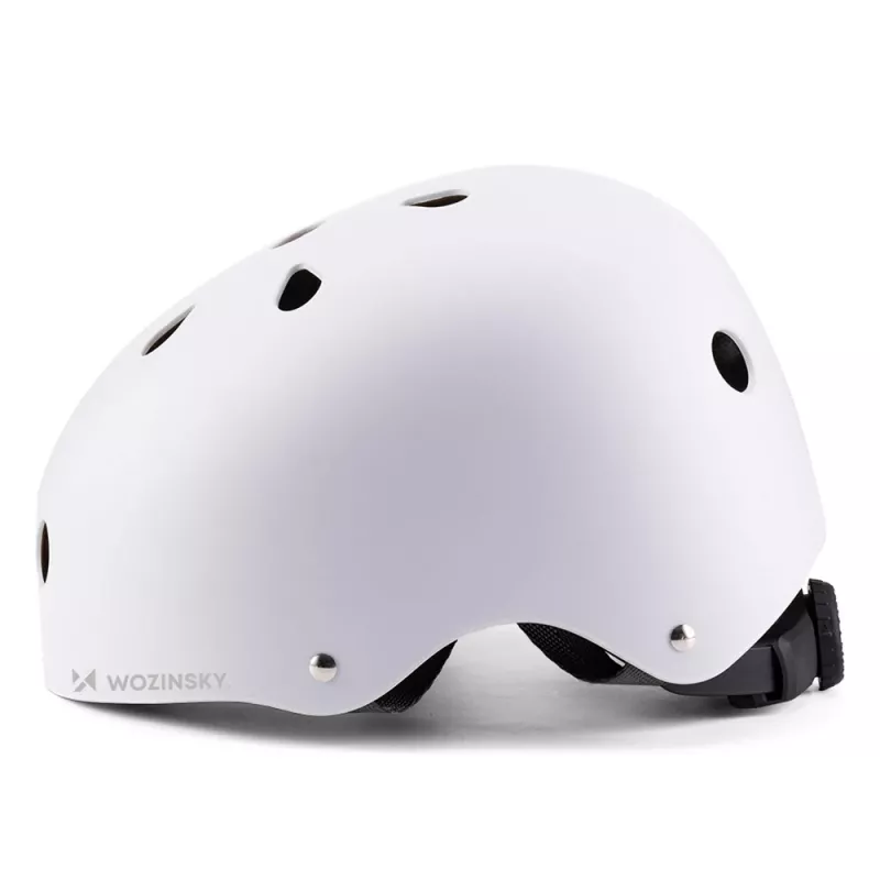 WOZINSKY BMX/Scooter šalmas, lengvas, 48-52 cm - baltas