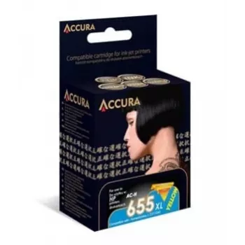 ACCURA suderinama rašalo kasetė HP 655XL (CZ112AE) juoda, didelės talpos