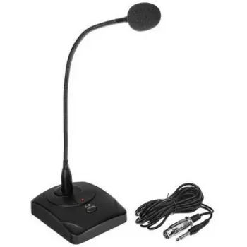 HQM-MP3V dinaminis karaoke mikrofonas su 3 m laidu ir įjungimo/išjungimo jungikliu