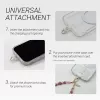 Crong Phone Charm – telefono dirželis su stilingais karoliukais (universalus raištelis)