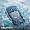 Crong Seal Cover IP68 vandeniui atsparus dėklas, skirtas iPhone 17 Pro (juodas)