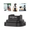 SUNNYLIFE stalinis trikojis stovas, skirtas DJI Osmo Pocket 3 / 4 – juodas, sulankstomas mini trikojis su neslystančiu pagrindu, 1/4 colio sraigtu, kompaktiškas stalviršio laikiklis