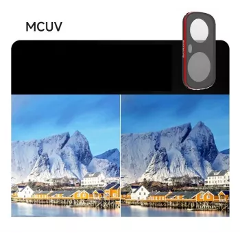 SUNNYLIFE MC UV apsauginis filtras, skirtas Insta360 ONE X2 / X3 – itin plonas, daugiasluoksnis optinis stiklas, uždedamas ant objektyvo, juodas rėmelis