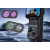 SUNNYLIFE MC UV apsauginis filtras, skirtas Insta360 ONE X2 / X3 – itin plonas, daugiasluoksnis optinis stiklas, uždedamas ant objektyvo, juodas rėmelis