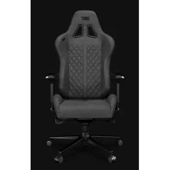 Yumisu 2050 Material pilka/juoda žaidimų kėdė