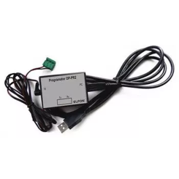 ELFON Optima V2.0 programuotojas OP-PR2 – USB sąsaja domofono sistemų konfigūravimui ir programinės įrangos atnaujinimams