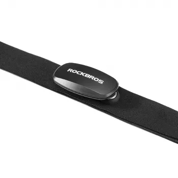 Rockbros HRM812 širdies ritmo monitorius su krūtinės diržu Bluetooth ANT+ IP67 juodas