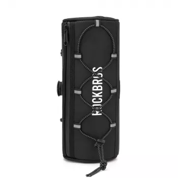 ROCKBROS TL002 ROAD TO SKY vandeniui atsparus vairų krepšys 1,5 L - juodas