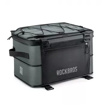 Rockbros A30 ROAD TO SKY sulankstomas bagažinės krepšys 15-30L pilkas