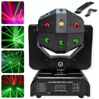 LIGHT4ME ATLAS judantis daugiaefektis 4-in-1 LED prožektorius