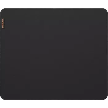 KRUX Space XL žaidimų pelės kilimėlis – mikropynimo audinio stalo kilimėlis, 900x400x3 mm, neslystančiu guminiu pagrindu, juodas