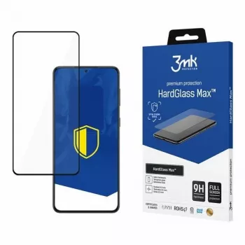 3MK Samsung Galaxy S22 juodas - HardGlass Max ekrano apsauginis stiklas