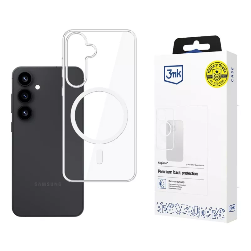 3MK MagCase dėklas Samsung Galaxy S25+ juodas