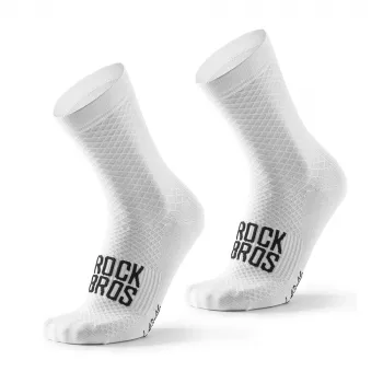 Rockbros ROAD TO SKY dviračių kojinės baltos EU 39-42