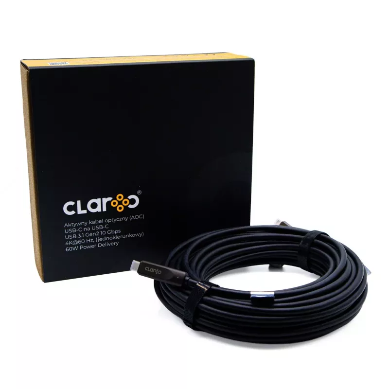 Claroc Active USB-C laidas 5 m, 4K@60Hz, 60W PD, 10Gbps