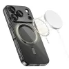 Tech-Protect Magflex MagSafe nugarėlės dangtelis, skirtas Apple iPhone 17 Pro Max, blizganti juoda (TPU/PC)
