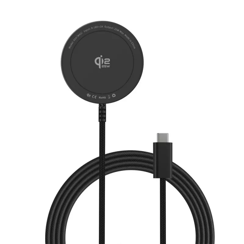 TECH-PROTECT A54 Magnetinis belaidis MagSafe įkroviklis 25W Qi2.2 juodas