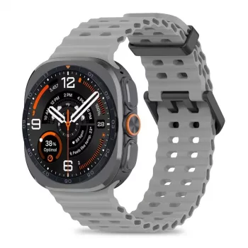 Tech-Protect Iconband Pro silikoninis dirželis, skirtas Samsung Galaxy Watch Ultra 1/2 47 mm, pilkas
