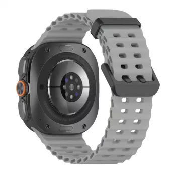 Tech-Protect Iconband Pro silikoninis dirželis, skirtas Samsung Galaxy Watch Ultra 1/2 47 mm, pilkas