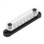 Busbar Solvian 48V 150A – 4 varžtų alavuoto vario maitinimo paskirstymo blokas DC sistemoms