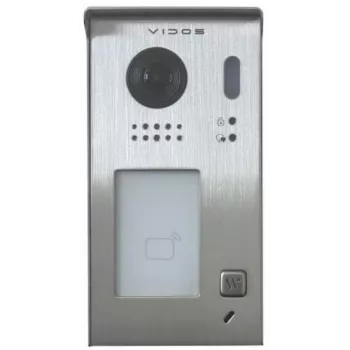 VIDOS DUO IP S301-1 vieno namo durų stotelė su 2MP kamera, RFID ir IP65