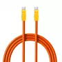 Newell USB-C į USB-C laidas 100W, 2m, silikoninis, oranžinės-geltonos spalvos