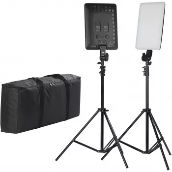 Quadralite Thea 450 LED studijos šviestuvų rinkinys
