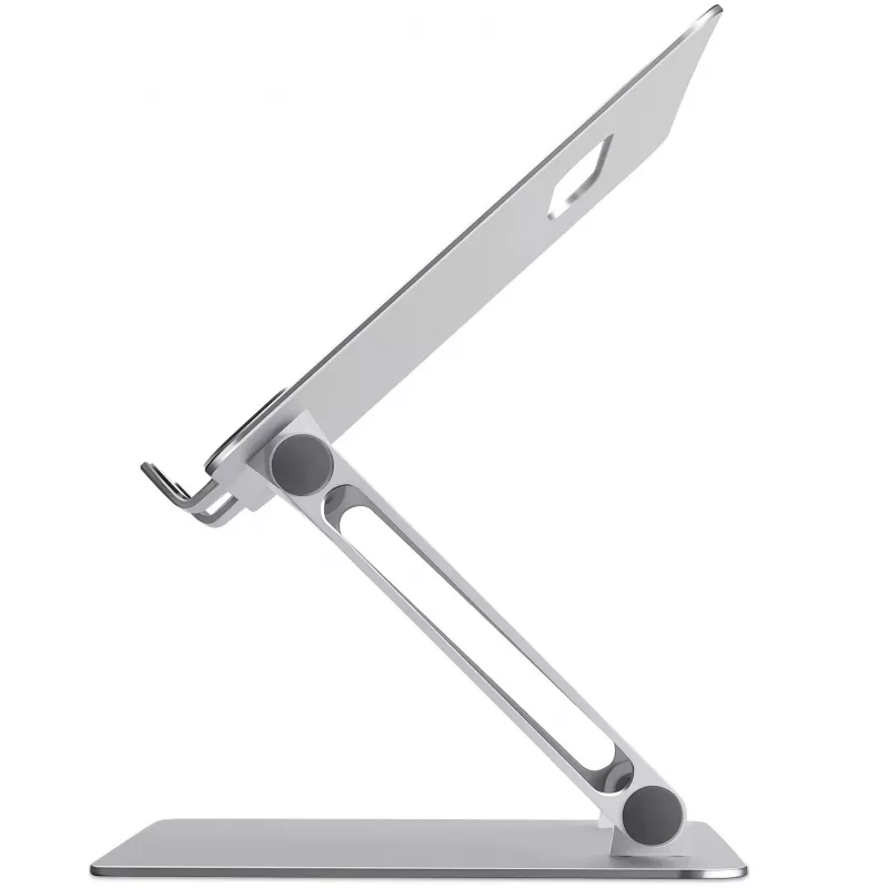 Camrock AP-2D nešiojamojo kompiuterio stovas, 11–15,6 inch, reguliuojamas aukštis ir kampas, sulankstomas, aliuminis (CR4280)