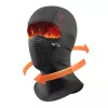 ROCKBROS LF25699 šiluminė dviračių balaklava - juoda