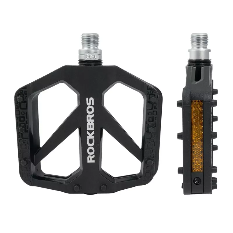 ROCKBROS BP2602 nailoniniai dviračio pedalai, juodi