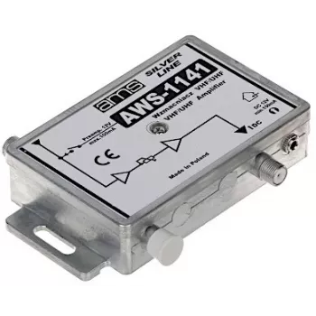 Antenos stiprintuvas AWS-1141 21dB – vidinis TV signalo stiprintuvas DVB-T/T2