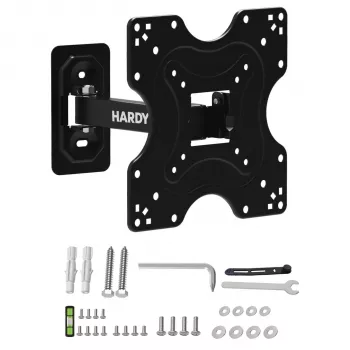 3mk Hardy SlimGrip 20 magnetinis telefono laikiklis su kojelė, MagSafe suderinamas, cinko lydinys, juodas