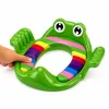 LEAN TOYS vaikiškas tualeto kėdutės užvalkalas su minkšta sėdyne ir rankenomis, žalias