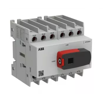 ABB OT Plus OT25G1-6BS25 6 polių apkrovos atjungiklis, 25A, 690V AC, montavimui ant pagrindo