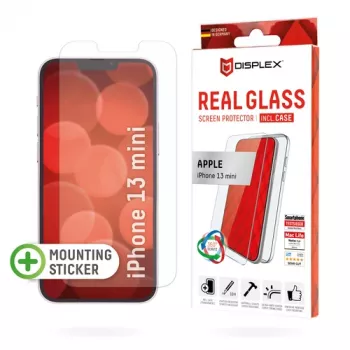 E.V.I Displex Real Glass + Dėklas, skirtas Apple iPhone 13 Pro Max – grūdinto stiklo apsauga ir permatomas TPU dėklas
