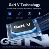VENTION GaN 90W dviejų USB-C prieigų sieninis įkroviklis (45W+45W) - juodos spalvos