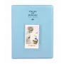 LOVEINSTANT didelis fotoalbumas 128 nuotraukų, skirtas Instax Mini 7 8 9 11, šviesiai mėlynas