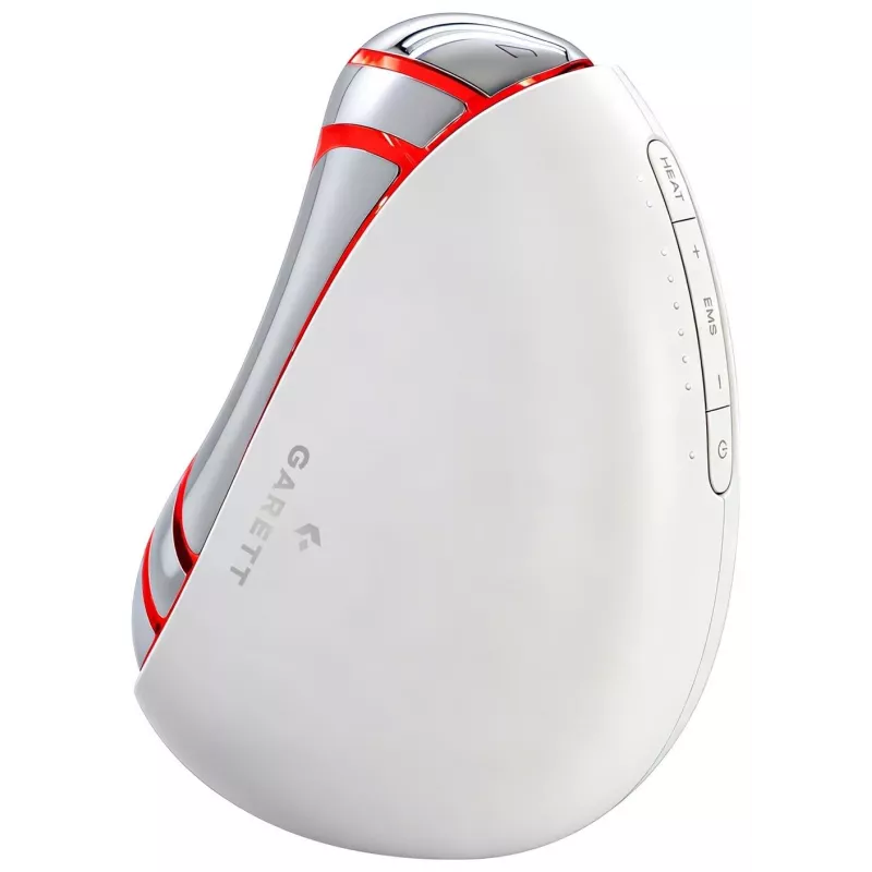 Garett Beauty Glow Stone White – Elektrinis veido masažuoklis su šiluma ir vibracija