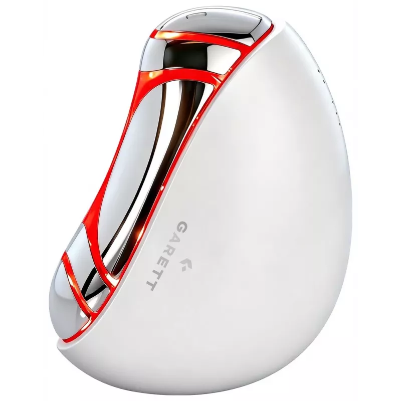 Garett Beauty Glow Stone White – Elektrinis veido masažuoklis su šiluma ir vibracija