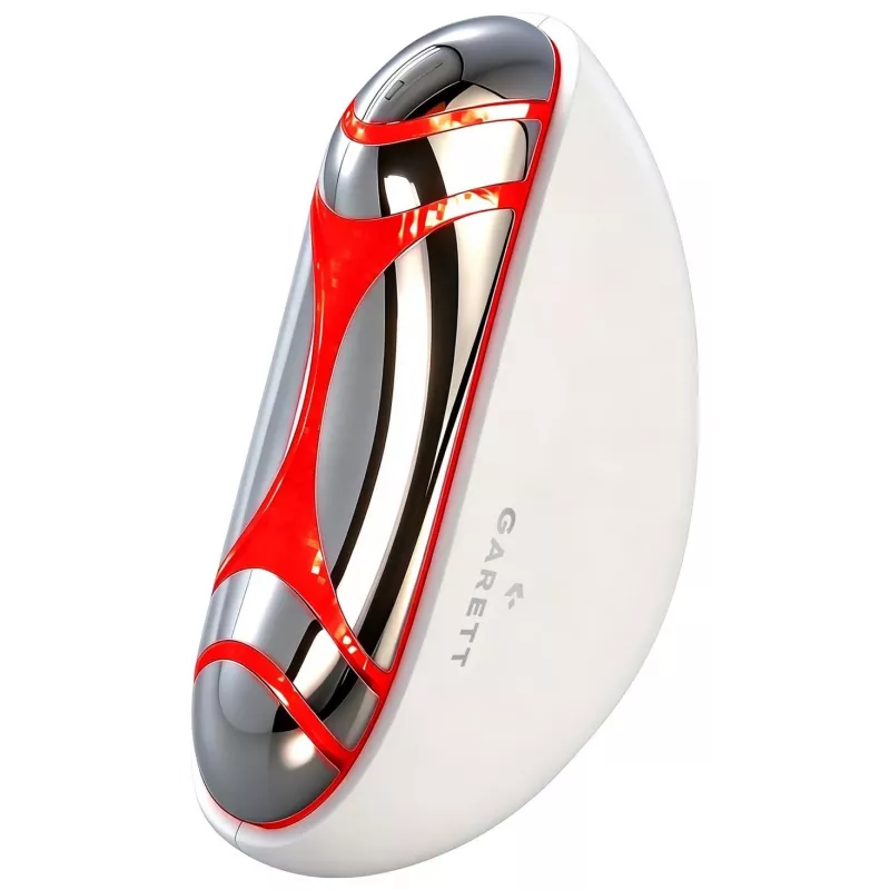 Garett Beauty Glow Stone White – Elektrinis veido masažuoklis su šiluma ir vibracija